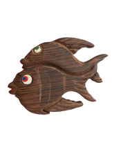 Load image into Gallery viewer, 1940s Carved Wood Fish Brooch
