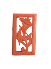 Load image into Gallery viewer, 1940s Coral Pink Carved Galalith Flower Brooch
