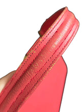 Load image into Gallery viewer, Early 1950s Coral Red Leather Bag
