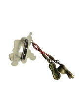 Load image into Gallery viewer, 1940s Celluloid Dog and Walking Boots Brooch
