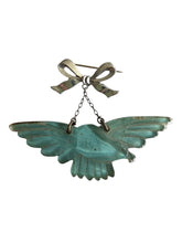 Load image into Gallery viewer, 1940s World War Two Rare RAF Lucite Eagle Brooch
