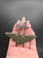 Load image into Gallery viewer, 1940s World War Two Rare RAF Lucite Eagle Brooch
