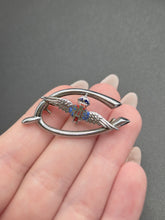 Load image into Gallery viewer, 1940s World War Two RAF Wishbone Sweetheart Brooch
