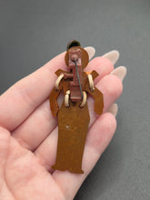 Load image into Gallery viewer, 1940s World War Two RARE Celluloid Army Buddy Brooch

