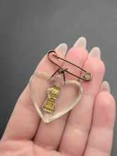 Load image into Gallery viewer, 1940s World War Two RAC Lucite Sweetheart Brooch
