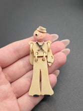Load image into Gallery viewer, 1940s World War Two RARE Sailor Buddy Brooch
