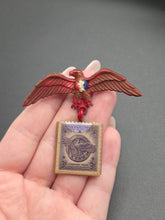 Load image into Gallery viewer, 1940s World War Two US Celluloid Eagle Brooch
