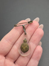 Load image into Gallery viewer, 1940s World War Two REME Royal Electrical Mechanical Engineers Lucite Sweetheart Brooch
