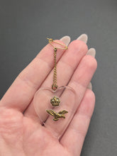 Load image into Gallery viewer, 1940s World War Two RAF Lucite Sweetheart Brooch
