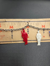 Load image into Gallery viewer, 1940s World War Two Rare Unworn Celluloid Army, Navy, Marine Bracelet
