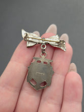 Load image into Gallery viewer, 1940s World War Two USN Sterling Silver Sweetheart Brooch
