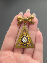 Load image into Gallery viewer, 1940s World War Two Royal Engineers Sweetheart Brooch
