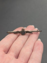 Load image into Gallery viewer, 1940s World War Two Sterling Silver RAF Sweetheart Brooch
