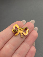 Load image into Gallery viewer, 1940s Red, White, Blue Enamel Bow Brooch
