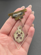 Load image into Gallery viewer, 1940s World War Two REME Lucite Sweetheart Brooch
