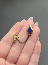 Load image into Gallery viewer, 1940s World War Two US Medic Caduceus Brooch
