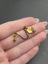 Load image into Gallery viewer, 1940s World War Two US Medic Caduceus Brooch
