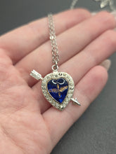 Load image into Gallery viewer, 1940s World War Two Rare USAAF Heart Necklace
