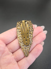 Load image into Gallery viewer, 1930s Czech Green Peking Glass Dress Clip
