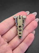 Load image into Gallery viewer, 1930s Deco Green Glass Dress Clip
