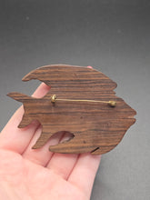 Load image into Gallery viewer, 1940s Carved Wood Fish Brooch
