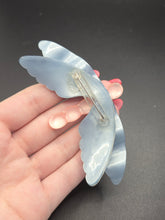 Load image into Gallery viewer, 1940s Coro Nylon Blue Pink Dragonfly Brooch
