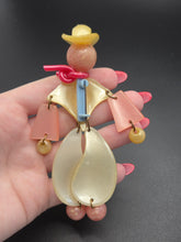 Load image into Gallery viewer, 1940s Coro Cowboy Nylon Brooch

