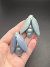Load image into Gallery viewer, 1940s Coro Blue Bug Brooch Set
