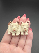 Load image into Gallery viewer, 1940s Moving Celluloid Dog Brooch
