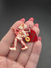 Load image into Gallery viewer, 1940s Rare Celluloid Valentine's Hiker Brooch
