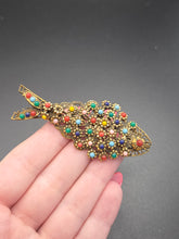 Load image into Gallery viewer, 1930s Czech Rare Multicoloured Fish Brooch
