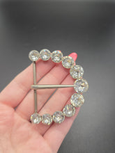 Load image into Gallery viewer, 1930s Art Deco Chunky Glass Buckle
