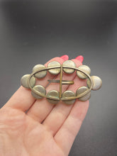 Load image into Gallery viewer, 1930s Art Deco Bright Green Glass Buckle
