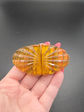 Load image into Gallery viewer, 1940s Apple Juice Carved Bakelite Buckle
