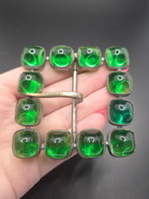 Load image into Gallery viewer, 1940s HUGE Green Glass Gem Buckle
