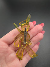 Load image into Gallery viewer, 1940s World War Two Thick Celluloid Soldiers Brooch
