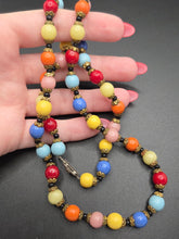 Load image into Gallery viewer, 1930s Deco Harlequin Multicoloured Necklace
