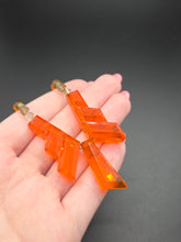 Load image into Gallery viewer, 1930s Art Deco Bright Orange Glass Necklace
