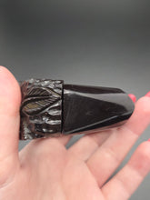Load image into Gallery viewer, 1930s Rare Chunky Dark Green Carved Rose Bakelite Clamper Bangle
