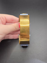 Load image into Gallery viewer, 1930s Art Deco Incredibly Rare Jean Painleve Blue Mermaid Cuff Bangle
