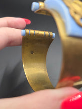 Load image into Gallery viewer, 1930s Art Deco Incredibly Rare Jean Painleve Blue Mermaid Cuff Bangle
