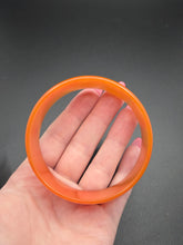 Load image into Gallery viewer, 1940s Orange Marbled Thin Bakelite Bangle B
