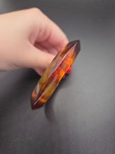 Load image into Gallery viewer, 1940s Inky Root Beer Bakelite Saucer Bangle A
