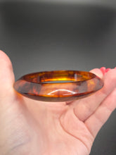 Load image into Gallery viewer, 1940s Inky Root Beer Bakelite Saucer Bangle A
