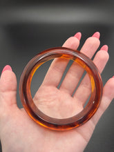 Load image into Gallery viewer, 1940s Inky Root Beer Bakelite Saucer Bangle B
