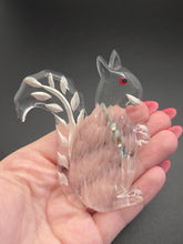 Load image into Gallery viewer, 1940s Rare Carved Lucite Squirrel Brooch
