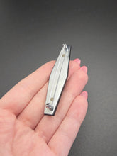 Load image into Gallery viewer, 1930s Art Deco Black Galalith Brooch
