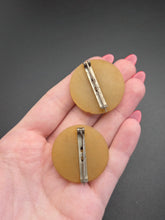 Load image into Gallery viewer, 1940s Dark Lemon Curd Galalith Set Of Brooches
