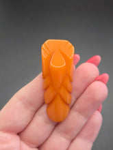 Load image into Gallery viewer, 1940s Chunky Egg Yolk Bakelite Dress Clip
