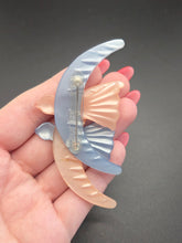 Load image into Gallery viewer, 1940s Coro Pink and Blue Nylon Bird Brooch
